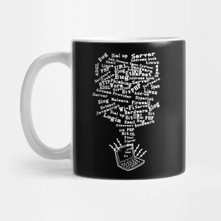 word tag Mug